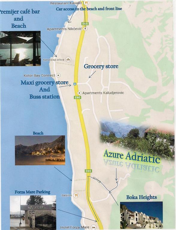Azure Adriatic Lejlighed Kotor Værelse billede